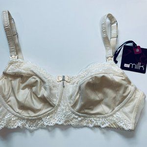 Hot Milk Nursing Bra - Size 34D (Beige)